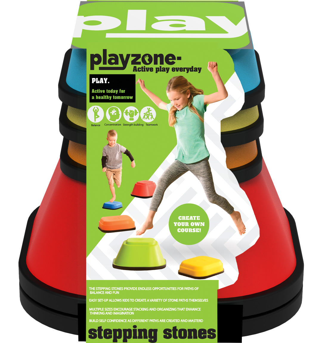 PLZ.605 Playzone-Fit Stepping Stones