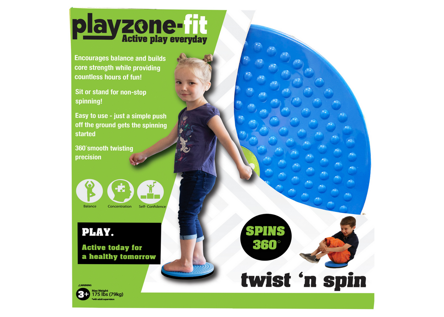 PLZ.608 Playzone-Fit Twist n' Spin