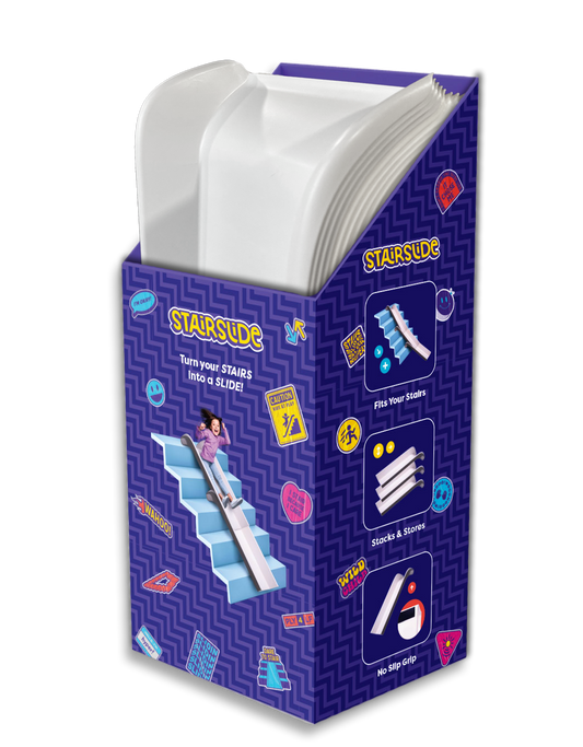 SSWHITE-10D StairSlide 10-Pack Display | RETAIL ONLY